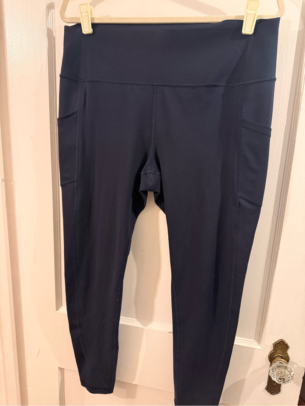 GAP Navy High-Rise Leggings with Side Pockets